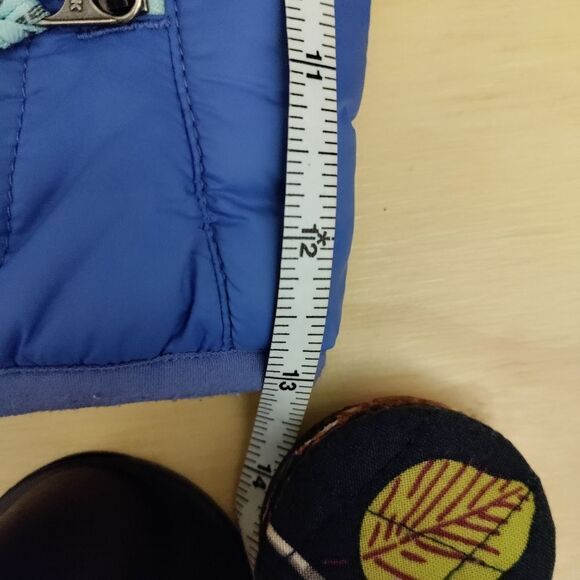 L L Bean Mountain Bound reversible jacket Medium coat blue winter skiing snow - Picture 12 of 13